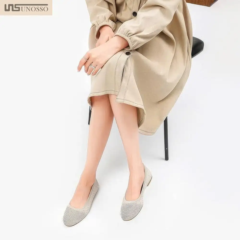Comfortable Round Toe Flats Shoes Women, Slip On Ballet Flats for Women, Casual Women's Flats for Walking - Image 8