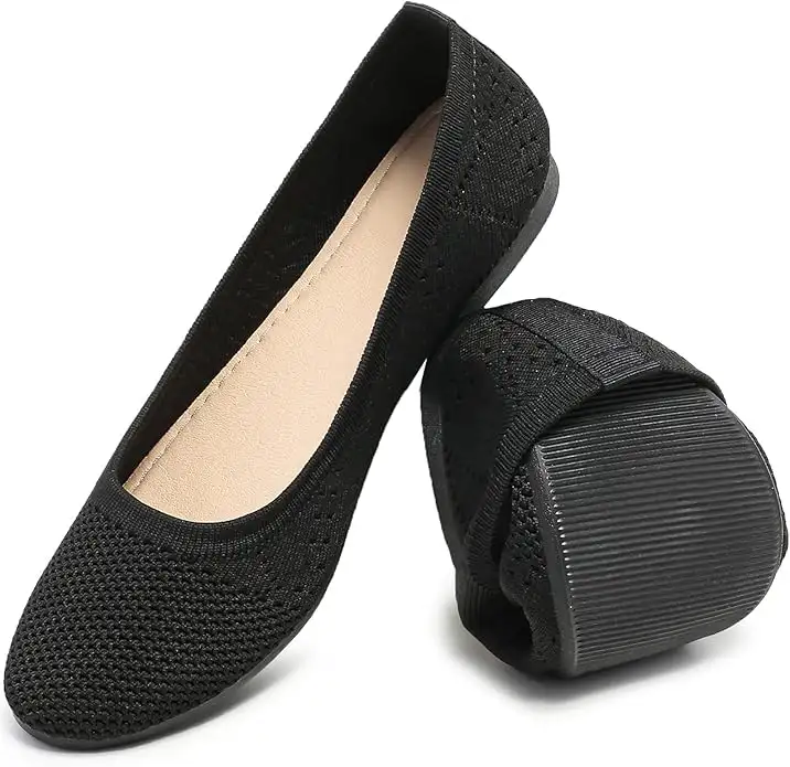 Comfortable Round Toe Flats Shoes Women, Slip On Ballet Flats for Women, Casual Women's Flats for Walking - Image 9