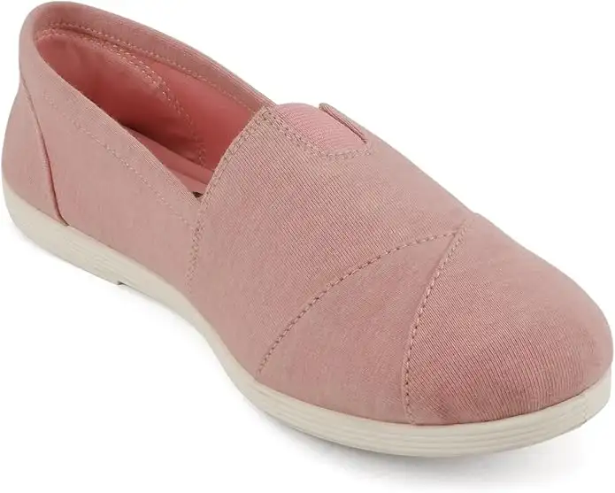Shoes Women's Obji Round Toe Casual Flat with Padded Insole - Image 4
