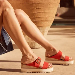 Alternative view of Diana Mule Buckle Wedge Sandal