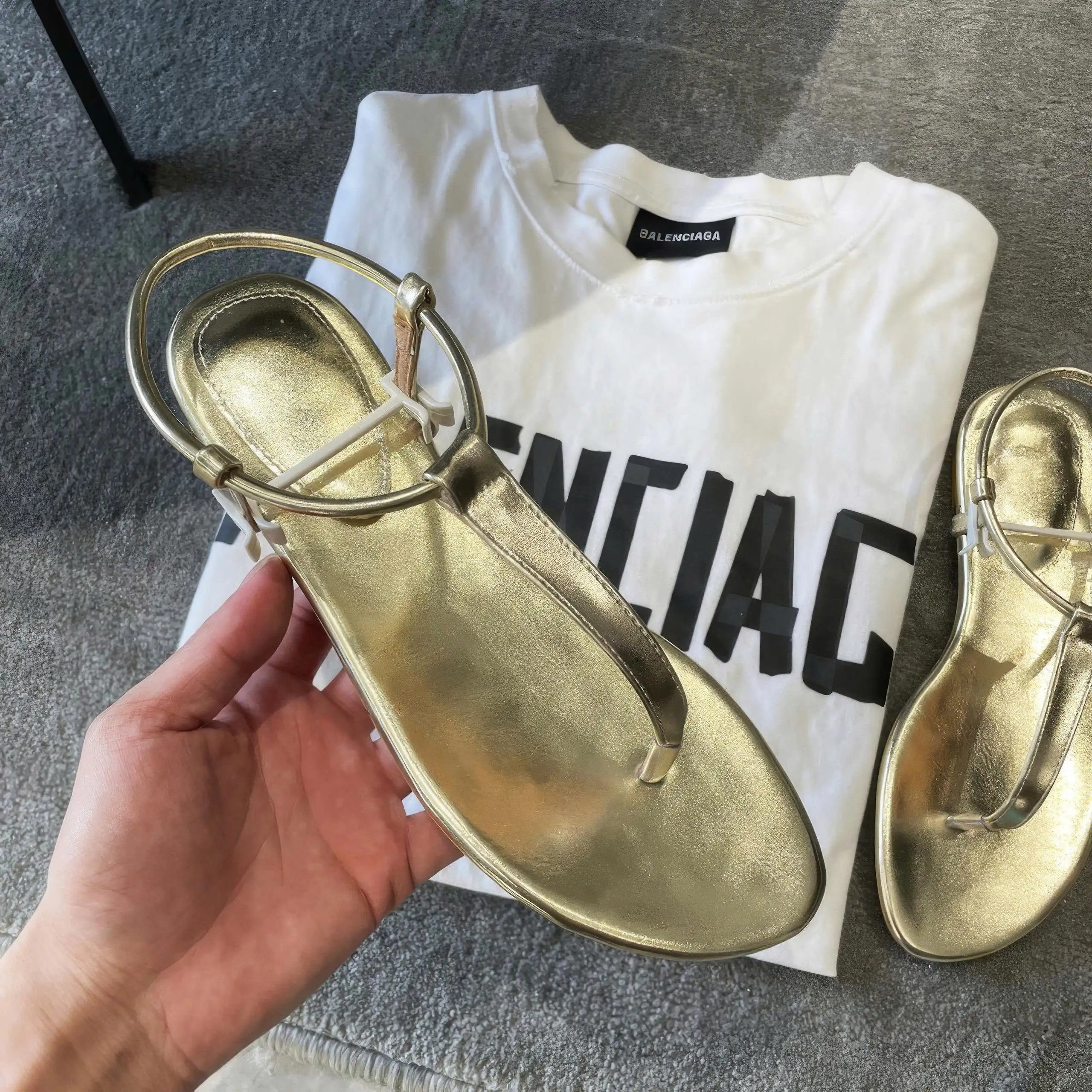 Golden Siren Sandals - Shine brighter than the sun, captivate every gaze - Image 4